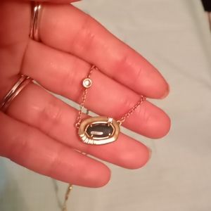 Kendra Scott Anna aqua apatite necklace